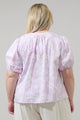 Emme Floral Zuri Smocked Top Curve