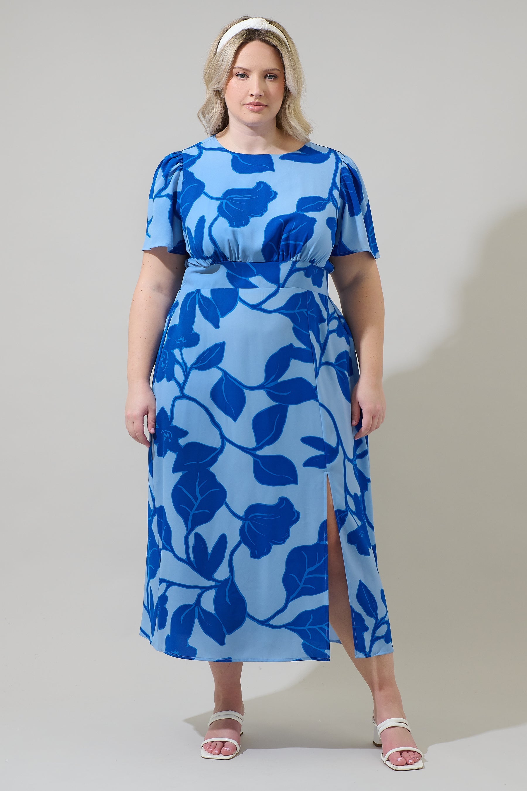 bloom garden midi dress Off-White Bloom Garden Maxi Dress FARM Rio