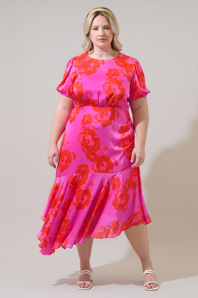 美品✨GIANA SAFFRON Asymmetrical Midi Dress SAFFRON Asymmetrical Midi Dress – GIANA official website