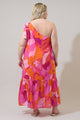 Merim Floral Nicol One Shoulder Maxi Dress Curve