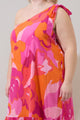 Merim Floral Nicol One Shoulder Maxi Dress Curve