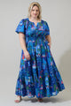 Punta Alta Ordy Smocked Midi Dress Curve