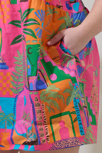 Lanus City Jerome Shift Mini Dress Curve