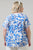 Ronan Floral Miah Split Neck Blouse Curve