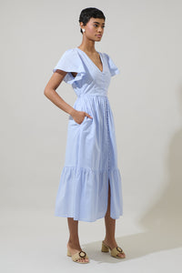 Brey Blissa Button Midi Dress