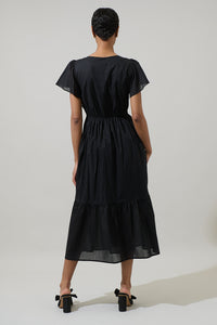 Brigid Blissa Button Midi Dress