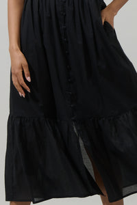 Brigid Blissa Button Midi Dress