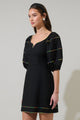 Jenner Puff Sleeve Mini Dress