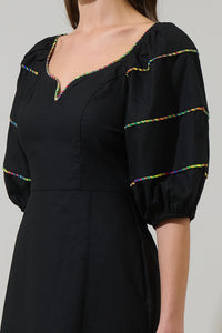 Jenner Puff Sleeve Mini Dress