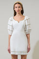 Jenner Puff Sleeve Mini Dress
