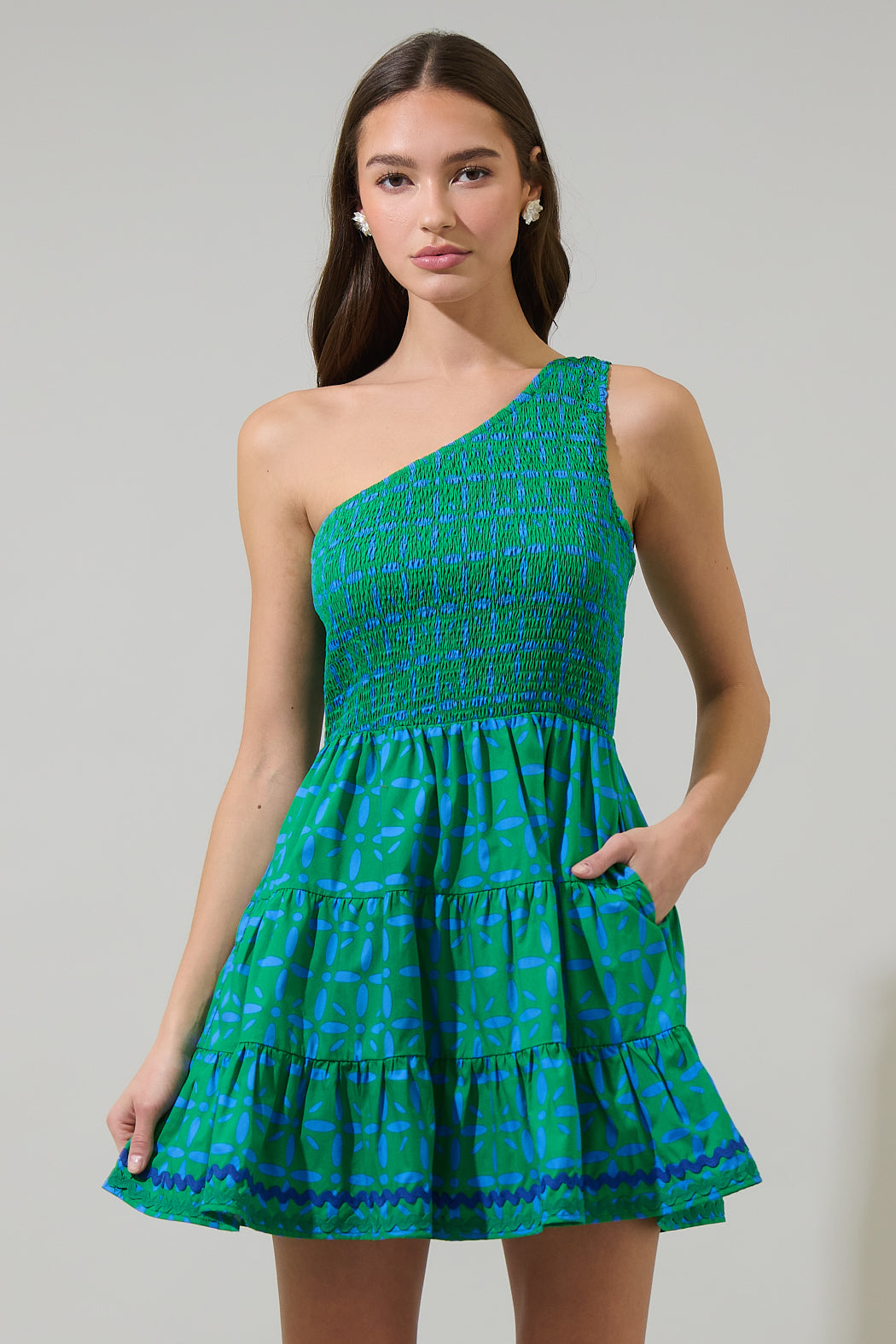 Prism Play Remi One Shoulder Mini Dress Sugarlips Prism Play Remi One Shoulder Mini Dress Sugarlips