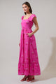 Scarlett Floral Mazy Smocked Maxi Dress