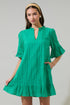 Derry Eyelet Shift Mini Dress