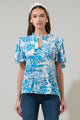 Sharron Bloom Collins Ruffle Top