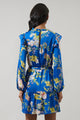 Solary Floral Balloon Sleeve Blouson Dress