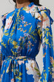 Solary Floral Balloon Sleeve Blouson Dress