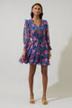 Wendey Floral Idra Ruffle Chiffon Dress
