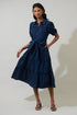 Blate Tiered Midi Dress