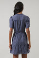 Melen Stripe Amo Button Up Mini Dress