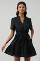 Amo Button Up Mini Dress