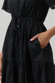 Amo Button Up Mini Dress