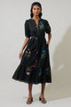 Hester Floral Beth Button Down Midi Dress