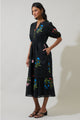 Hester Floral Beth Button Down Midi Dress