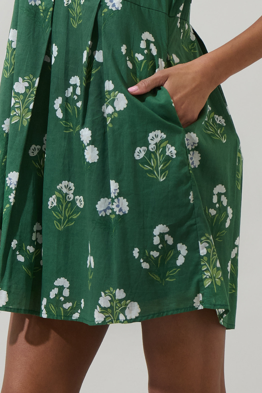 Kestrel Floral Fawna Shift Mini Dress Sugarlips