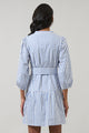 Maisy Striped Leola Shift Mini Dress