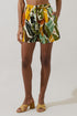 Renia Tropical Wave High Waisted Shorts