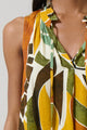Renia Tropical Miley Sleeveless Blouse