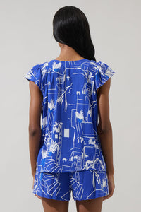 Mims Town Dade Ruffle Top