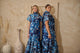 Abay Floral Dime Organza Maxi Dress Curve