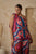 Reyan Abstract Trinity Trio One Shoulder Top Curve