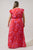 Rania Floral Evianna Flutter Maxi Dress Curve