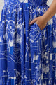 Mims Town Sunnyvale Linen Midi Dress Curve