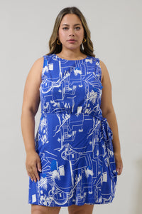 Mims Town Janis Wrap Mini Dress Curve