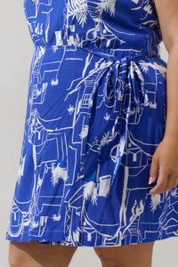 Mims Town Janis Wrap Mini Dress Curve