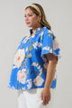 Roswell Floral Barcy Smocked Top Curve