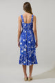Mims Town Sunnyvale Linen Midi Dress