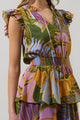 Lilburn Tropics Clifton Tiered Ruffle Dress