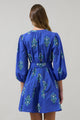 Haline Floral Lody Flare Mini Dress