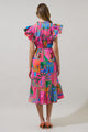 Lanus City Dillan Midi Ruffle Dress