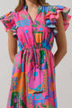 Lanus City Dillan Midi Ruffle Dress