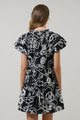 Haylie Floral Empire Tiered Mini Dress