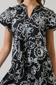 Haylie Floral Empire Tiered Mini Dress