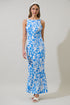 Nala Mizie Open Back Maxi Dress