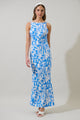 Nala Mizie Open Back Maxi Dress