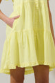 Kara Ruffle Shift Mini Dress