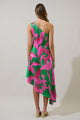 Zarae Blossom Mivia One Shoulder Asymmetrical Dress